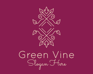 Elegant Ornate Vine logo design