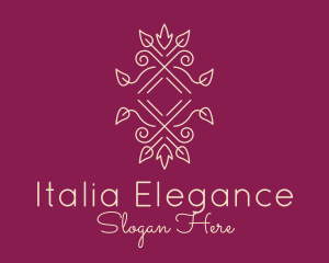 Elegant Ornate Vine logo design