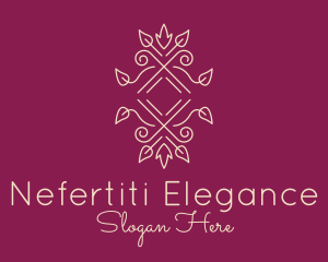 Elegant Ornate Vine logo design