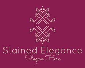 Elegant Ornate Vine logo design