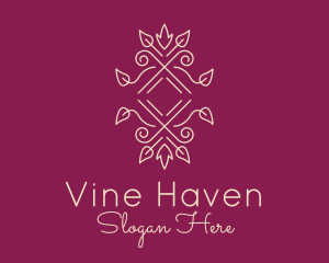 Elegant Ornate Vine logo design