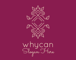 Symmetry - Elegant Ornate Vine logo design