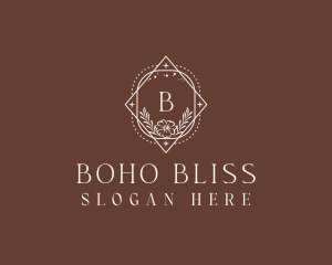 Elegant Floral Boutique logo design