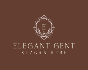 Elegant Floral Boutique logo design