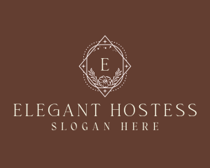 Elegant Floral Boutique logo design