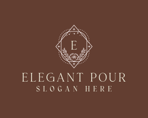 Elegant Floral Boutique logo design