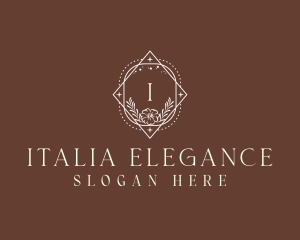 Elegant Floral Boutique logo design