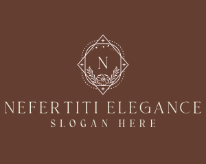 Elegant Floral Boutique logo design