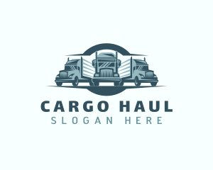 Delivery Logistics Truck logo design