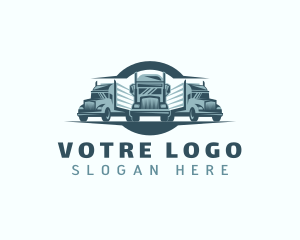 Delivery - Delivery Logistics Truck logo design