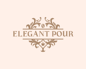 Elegant Coffee Restaurant logo design