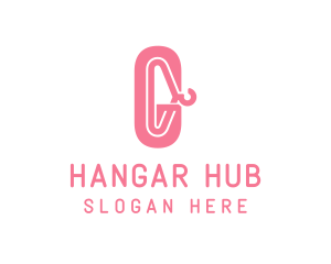 Hanger - Stylish Hanger Letter G logo design