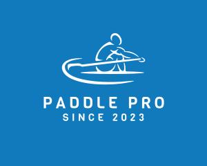 Canoe - Rowing Athlete Club logo design
