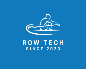 Rowing Athlete Club  logo design