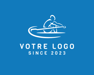Sporting Goods - Rowing Athlete Club logo design