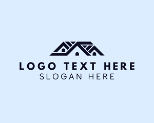 Geometry - Structure House Roofing logo design