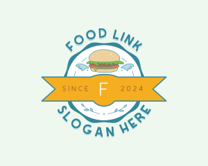 Burger Food Diner logo design