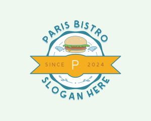 Burger Food Diner logo design