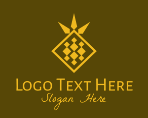 Marketplace - Golden Diamond Pineapple logo design