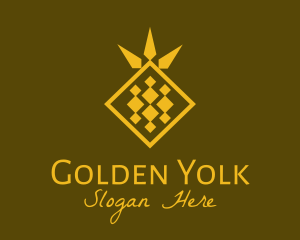 Golden Diamond Pineapple logo design