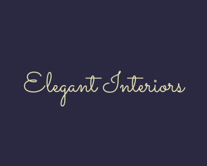 Elegant Cursive Business logo design