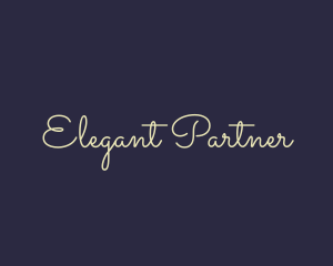 Elegant Cursive Business logo design