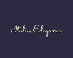 Elegant Cursive Business logo design