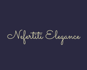 Elegant Cursive Business logo design