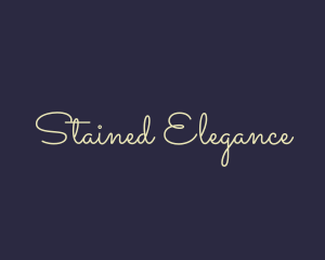 Elegant Cursive Business logo design