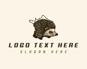 France European Hedgehog logo design