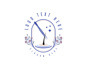 Badge - Beauty Salon Tweezers logo design