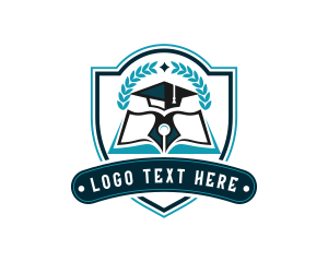 Writing - School Education University logo design