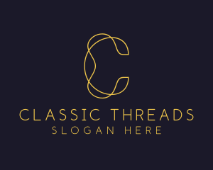 Sewing Thread Fashion Tailoring  logo design