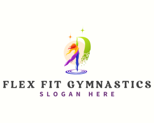 Gymnastics - Gymnastics Female Dancer logo design