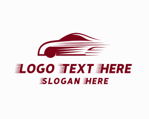 Road Trip - Fast Car Racing logo design