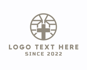 Bible - Holy Religious Cross logo design