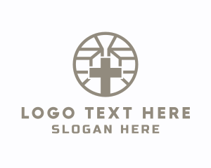 Holy Religious Cross Logo