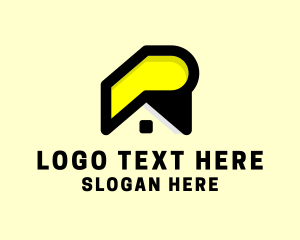 House Roof Attic logo design