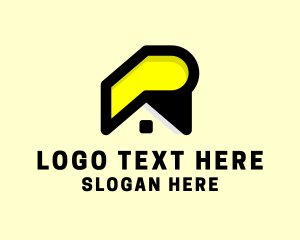 House - House Roof Attic logo design