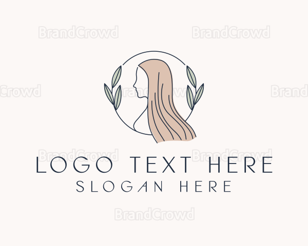 Female Beauty Hair Salon Logo