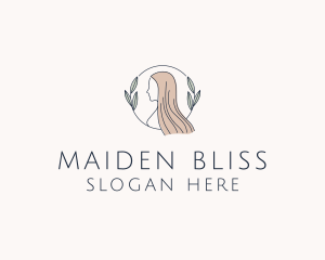 Maiden - Female Beauty Hair Salon logo design