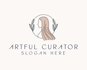 Female Beauty Hair Salon logo design