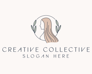 Female Beauty Hair Salon logo design