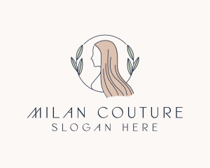 Female Beauty Hair Salon logo design