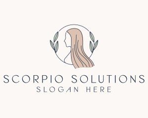 Female Beauty Hair Salon logo design