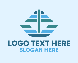 Toy Store - Ocean Sailing Anchor Boat logo design