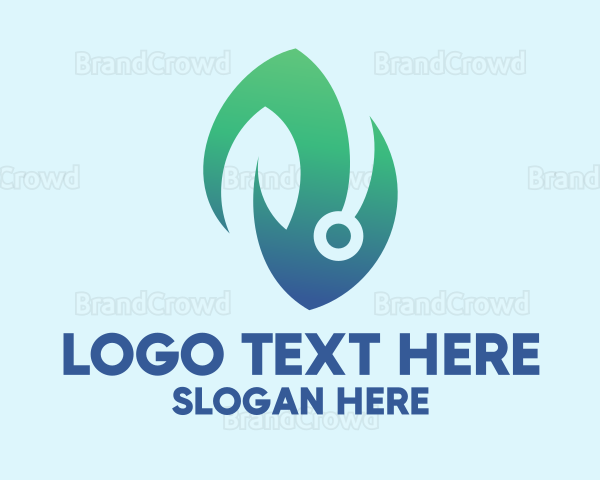 Bio Tech Leaf Logo