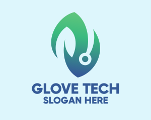 Bio Tech Leaf logo design