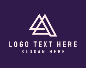 Telecommunication - Tech Startup Letter A logo design
