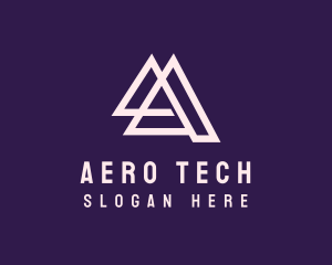 Tech Startup Letter A  logo design